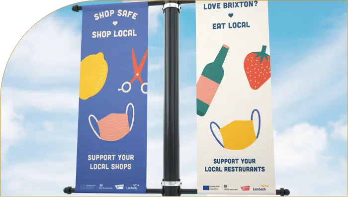 Lambeth Council Shop Safe Shop Local borough wide campaign